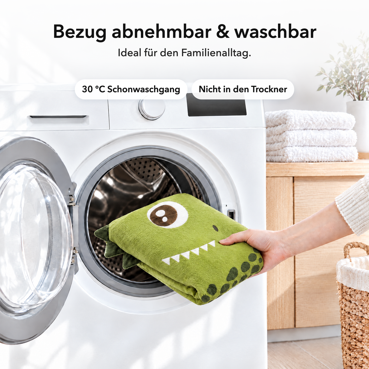 Dino – Bezug abnehmbar & waschbar