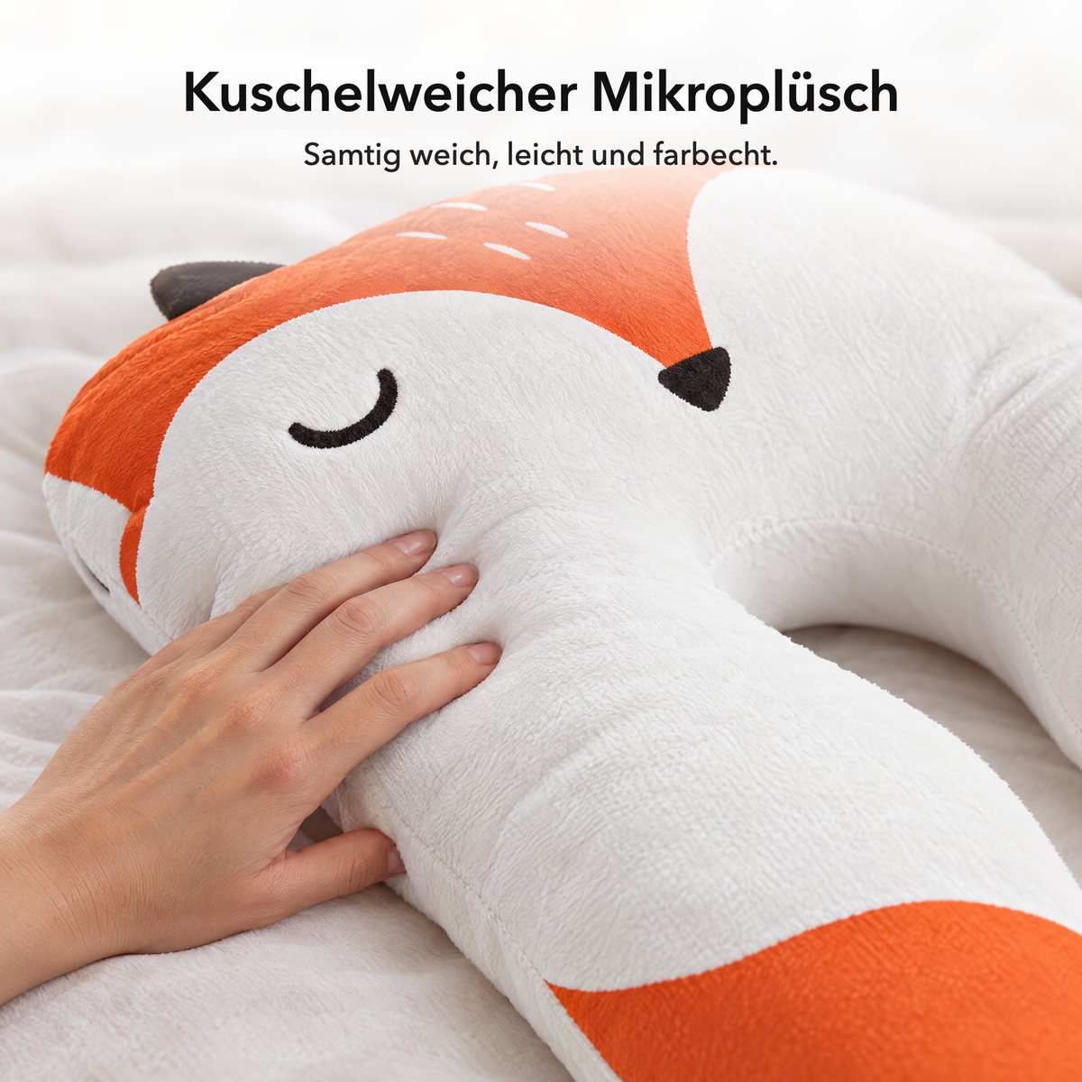 Fuchs – Kuschelweicher Mikroplüsch